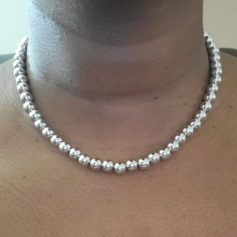 Milor 925 Italy Bead Necklace ( Sold ) - Picture 5 of 11